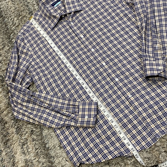 Peter Millar mens long sleeve flex finish plaid button down shirt sz 2X - Picture 5 of 8